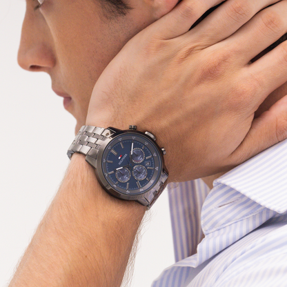 Reloj Análogo Casual Negro de Hombre