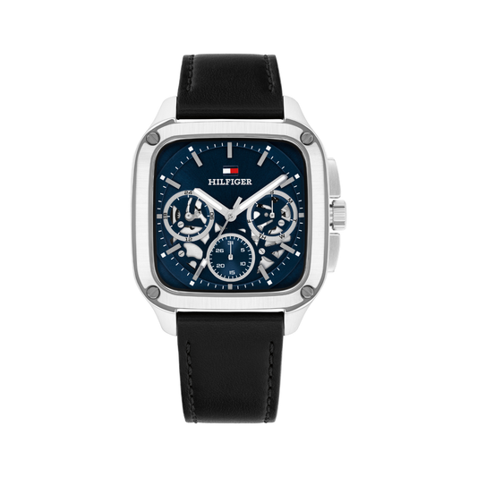 Reloj Análogo Tommy Hilfiger Herald Cuarzo Azul, Negro y Plateado de Hombre