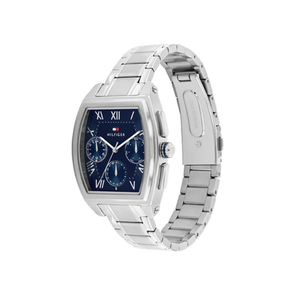 Reloj Análogo Clásico TH-Oxford Plateado de Hombre