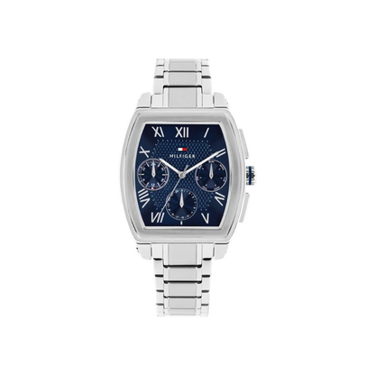 Reloj Análogo Clásico TH-Oxford Plateado de Hombre