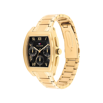 Reloj Análogo Casual Dorado de Hombre
