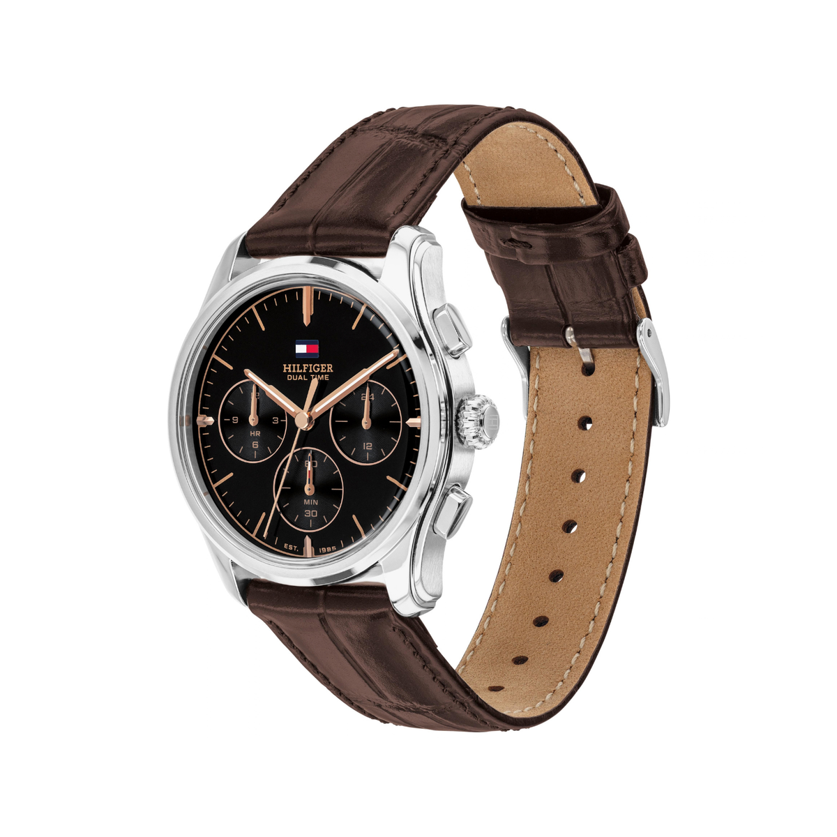 Reloj Análogo Tommy Hilfiger The Empire Cuarzo Negro de Hombre
