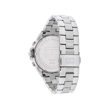 Reloj Análogo Deportivo Plateado de Mujer