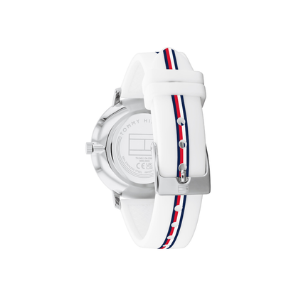 Reloj Análogo Casual Plateado de Mujer