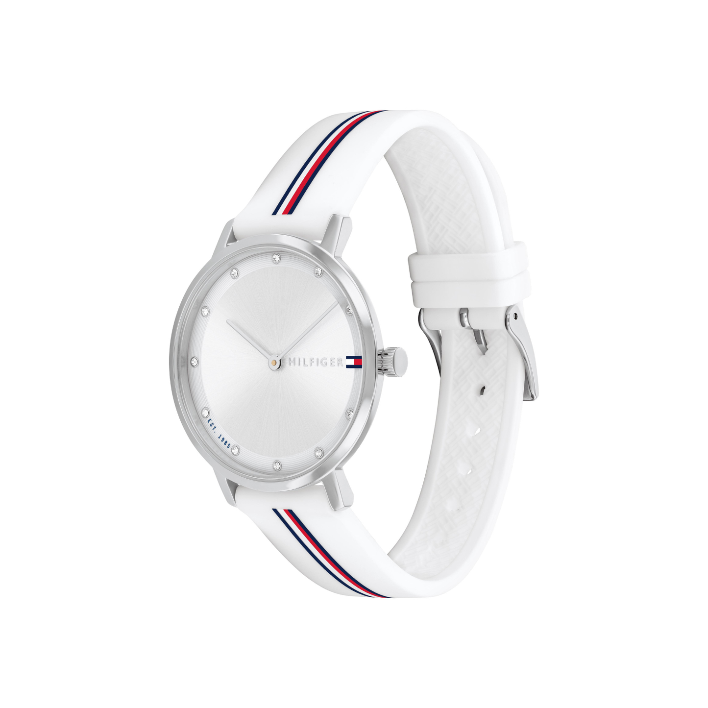 Reloj Análogo Casual Plateado de Mujer