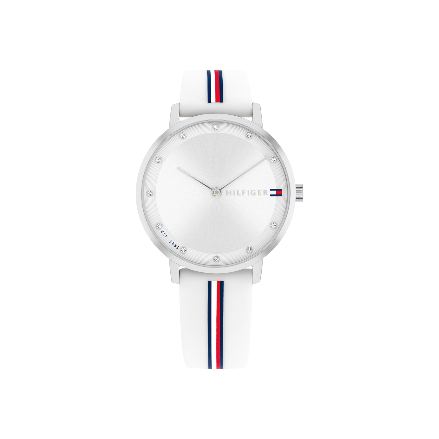 Reloj Análogo Casual Plateado de Mujer