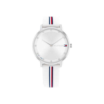 Reloj Análogo Casual Plateado de Mujer