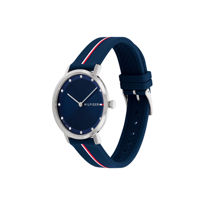Reloj Análogo Casual Azul Oscuro de Mujer