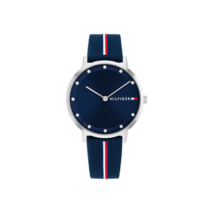 Reloj Análogo Casual Azul Oscuro de Mujer