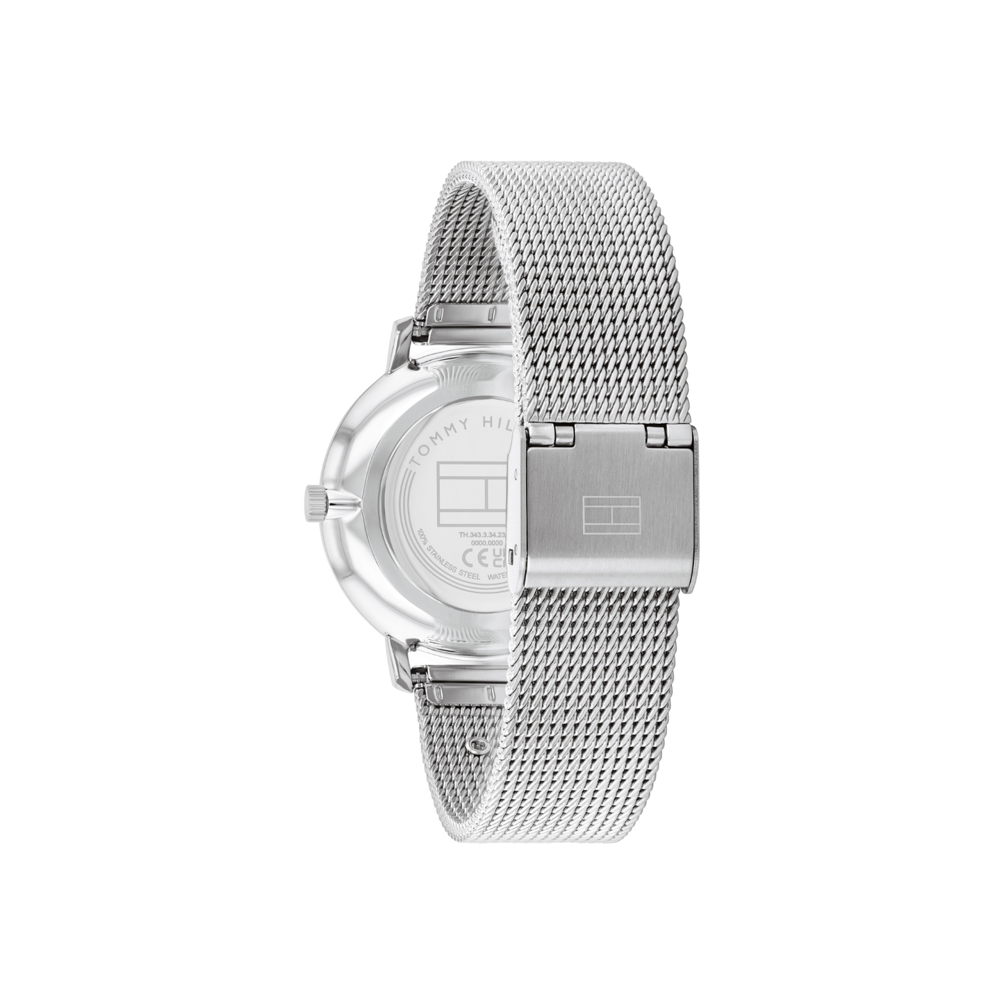 Reloj Análogo Casual Plateado de Mujer
