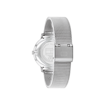 Reloj Análogo Casual Plateado de Mujer