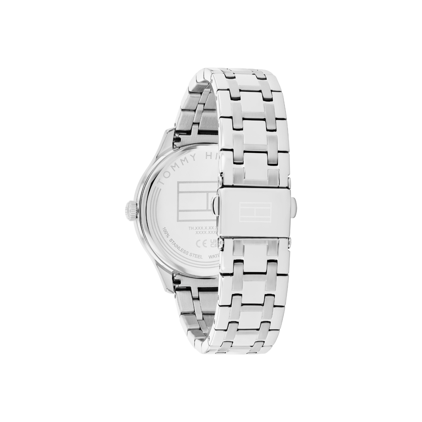 Reloj Análogo Casual Plateado de Hombre