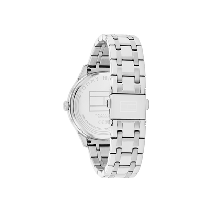 Reloj Análogo Casual Plateado de Hombre