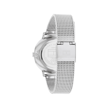 Reloj Análogo Tommy Hilfiger Pippa Cuarzo Verde y Plateado de Mujer