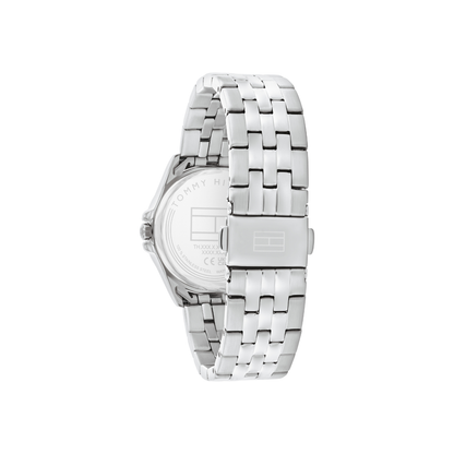 Reloj Análogo Casual Plateado de Mujer