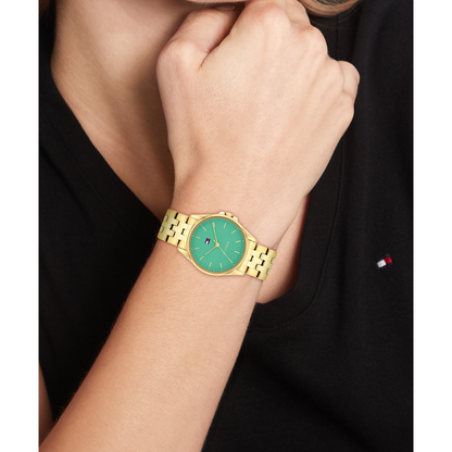 Reloj Análogo Casual Dorado de Mujer