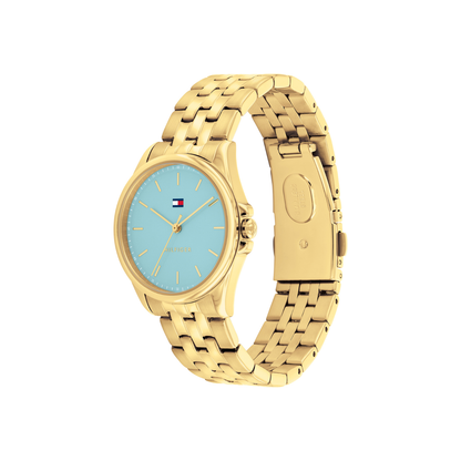 Reloj Análogo Casual Dorado de Mujer