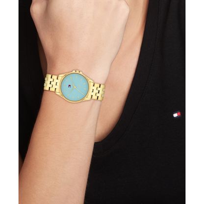 Reloj Análogo Casual Dorado de Mujer