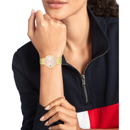 Reloj Análogo Lori Casual Dorado de Mujer