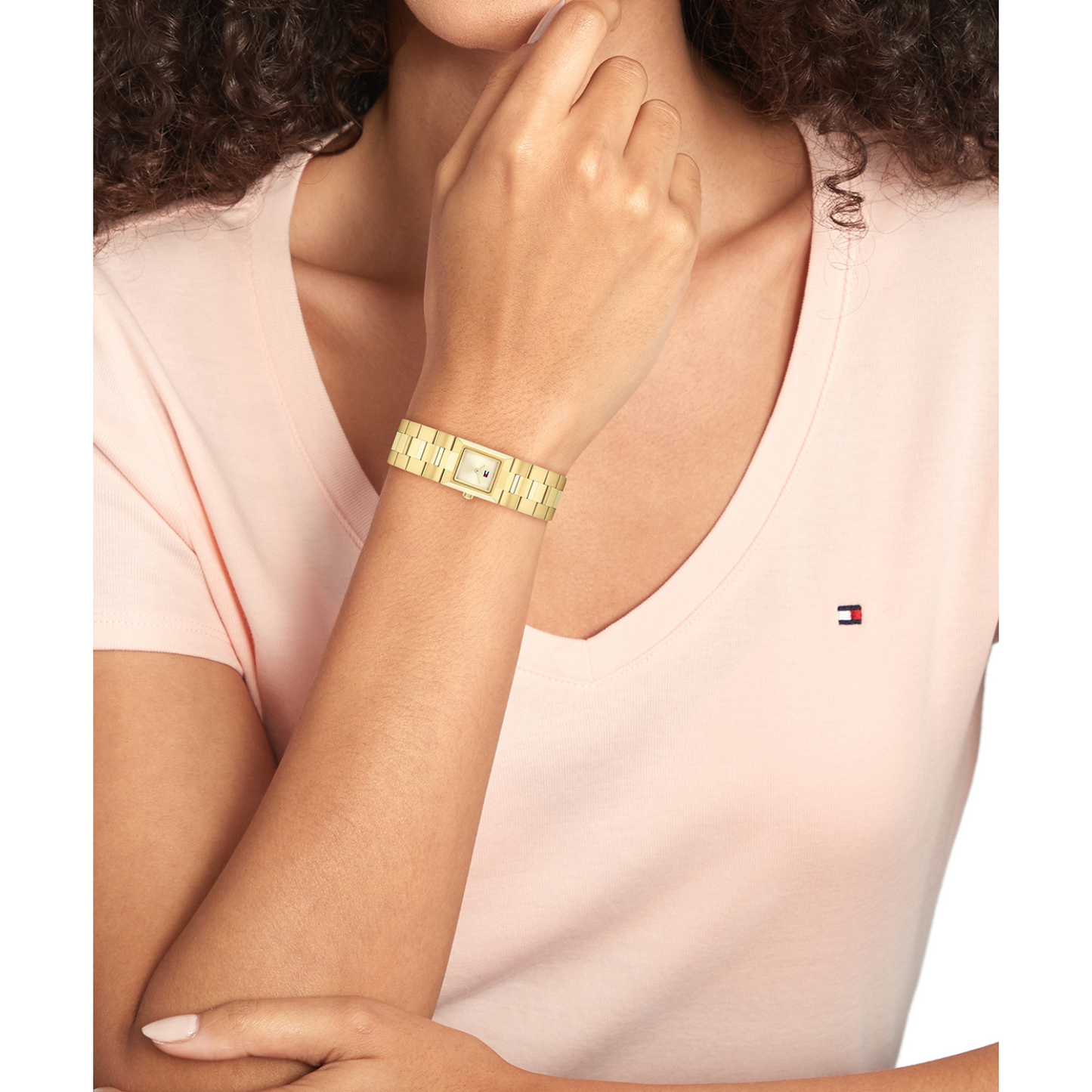 Reloj Análogo Casual Dorado de Mujer