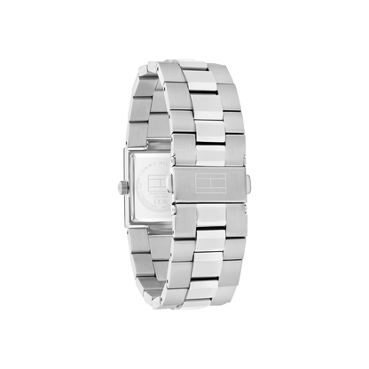 Reloj Análogo Casual Plateado de Mujer