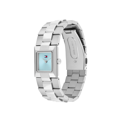 Reloj Análogo Casual Plateado de Mujer