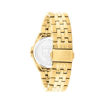Reloj Análogo Tommy Hilfiger Jade Cuarzo Verde y Dorado de Mujer