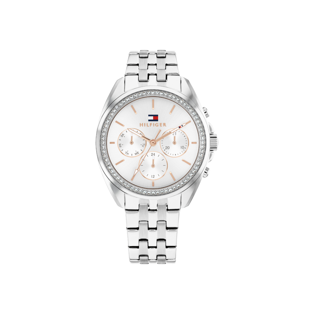 Reloj Análogo Tommy Hilfiger Mellie Cuarzo Azul y Plateado de Mujer