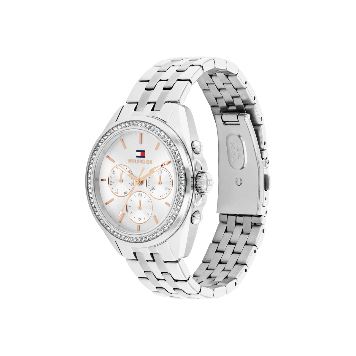 Reloj Análogo Tommy Hilfiger Mellie Cuarzo Azul y Plateado de Mujer