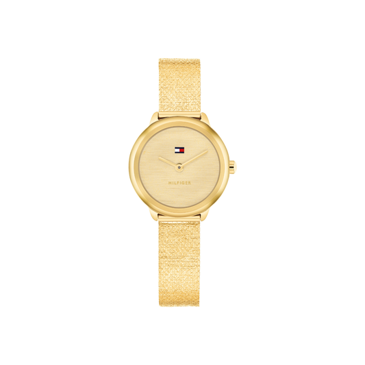 Reloj Análogo Tommy Hilfiger Demi Cuarzo Dorado de Mujer