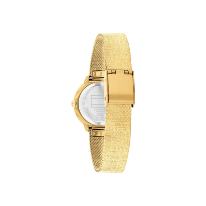 Reloj Análogo Tommy Hilfiger Demi Cuarzo Verde y Dorado de Mujer