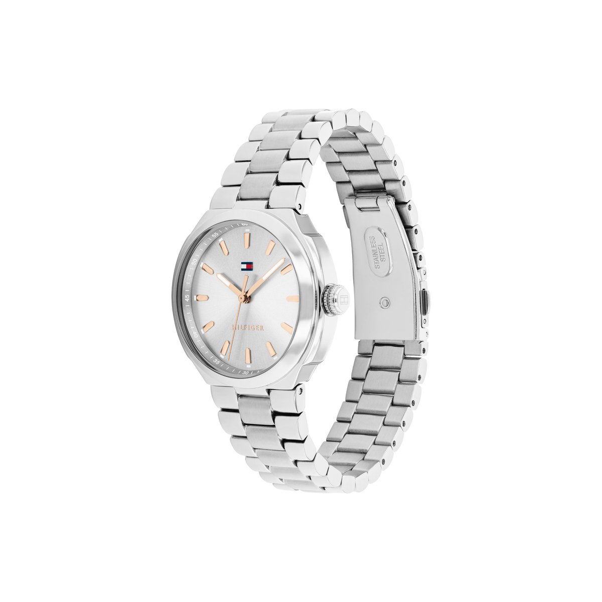 Reloj Análogo Georgia Casual Plateado de Mujer