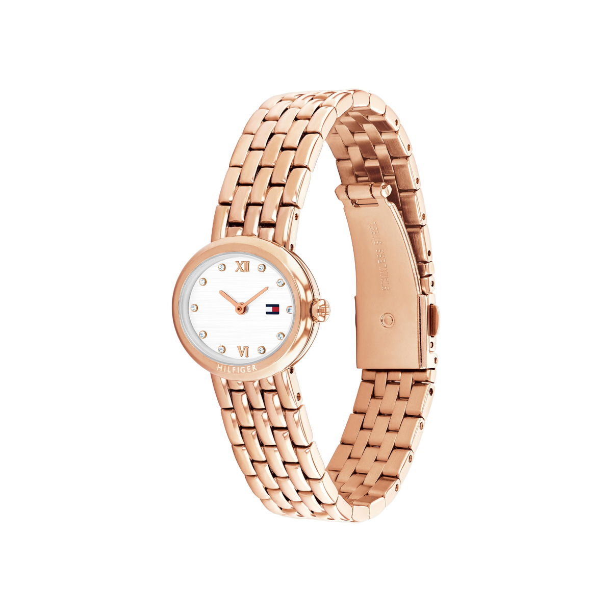 Reloj Análogo Tommy Hilfiger Moira Cuarzo Blanco y Oro Rosa de Mujer