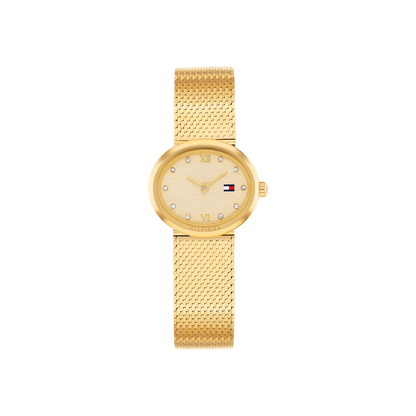 Reloj Análogo Tommy Hilfiger Natalie Cuarzo Dorado de Mujer