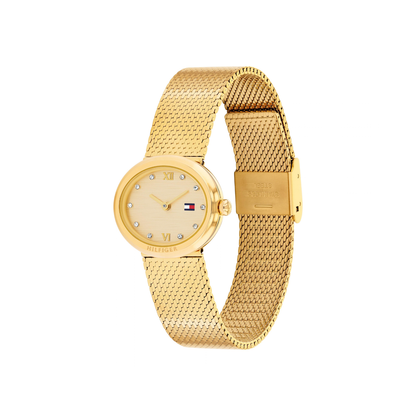 Reloj Análogo Tommy Hilfiger Natalie Cuarzo Dorado de Mujer