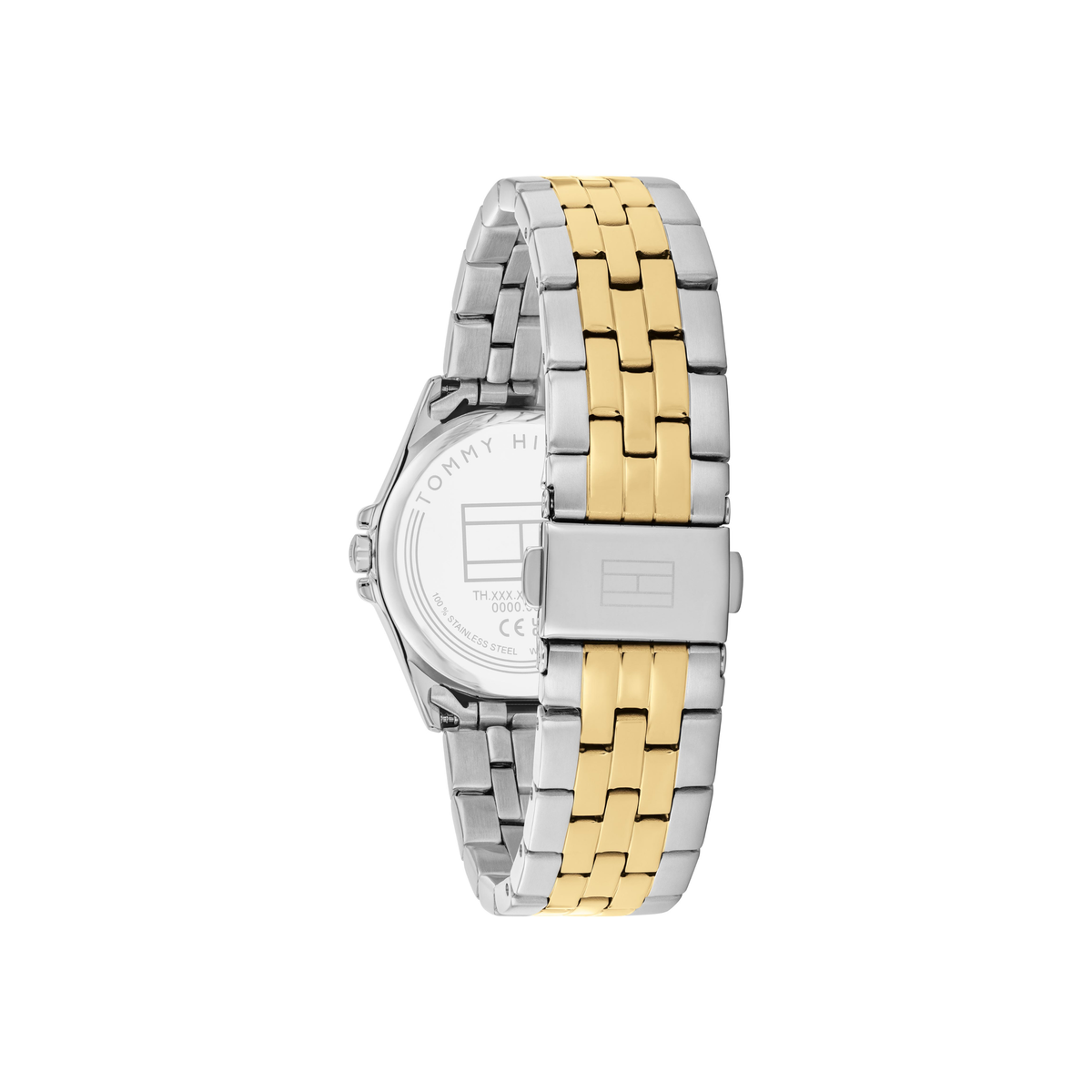 Reloj Análogo Jade Casual Plateado Doble Tono de Mujer