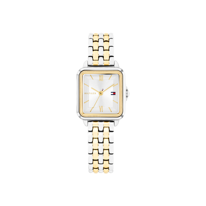 Reloj Análogo Tommy Hilfiger Mia Cuarzo Plateado y Dorado de Mujer