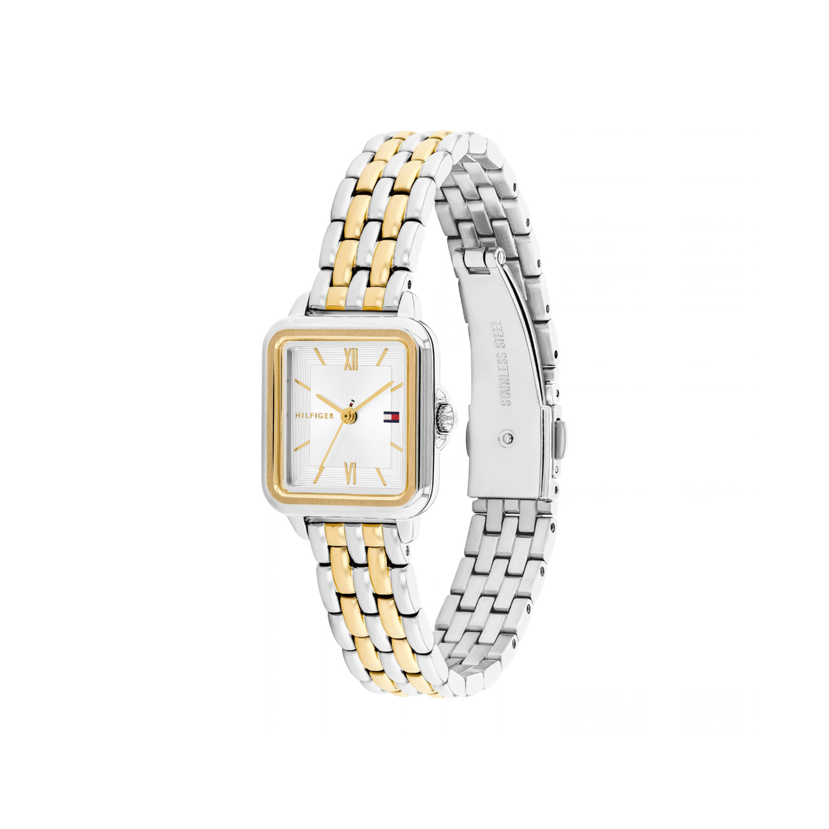 Reloj Análogo Tommy Hilfiger Mia Cuarzo Plateado y Dorado de Mujer