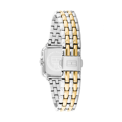 Reloj Análogo Tommy Hilfiger Mia Cuarzo Plateado y Dorado de Mujer
