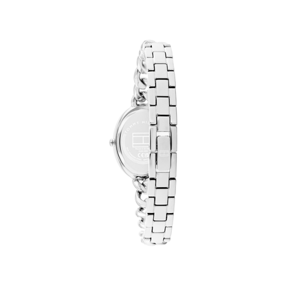 Reloj Análogo Demi Oval Luxury Plateado de Muerj