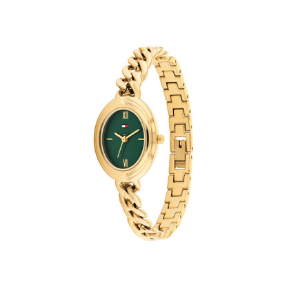 Reloj Análogo Demi Oval Dorado de Mujer
