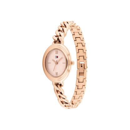Reloj Análogo Demi Oval Luxury Oro Rosa de Mujer