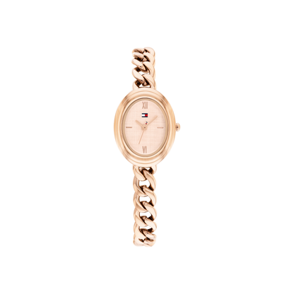 Reloj Análogo Demi Oval Luxury Oro Rosa de Mujer