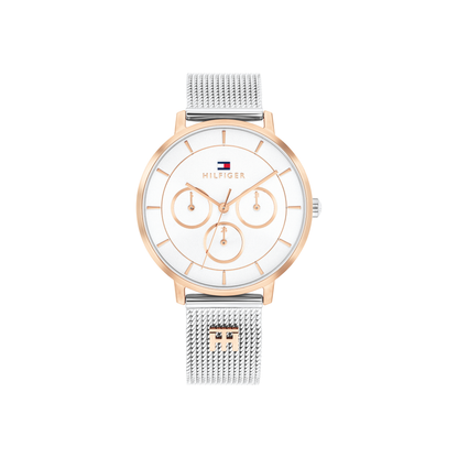 Reloj Análogo Tea Mesh Casual Oro Rosa de Mujer