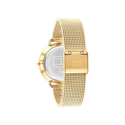 Reloj Análogo Tea Mesh Casual Dorado de Mujer