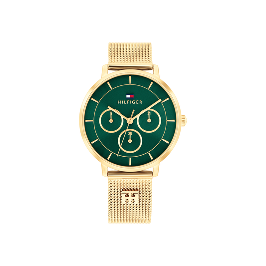 Reloj Análogo Tea Mesh Casual Dorado de Mujer