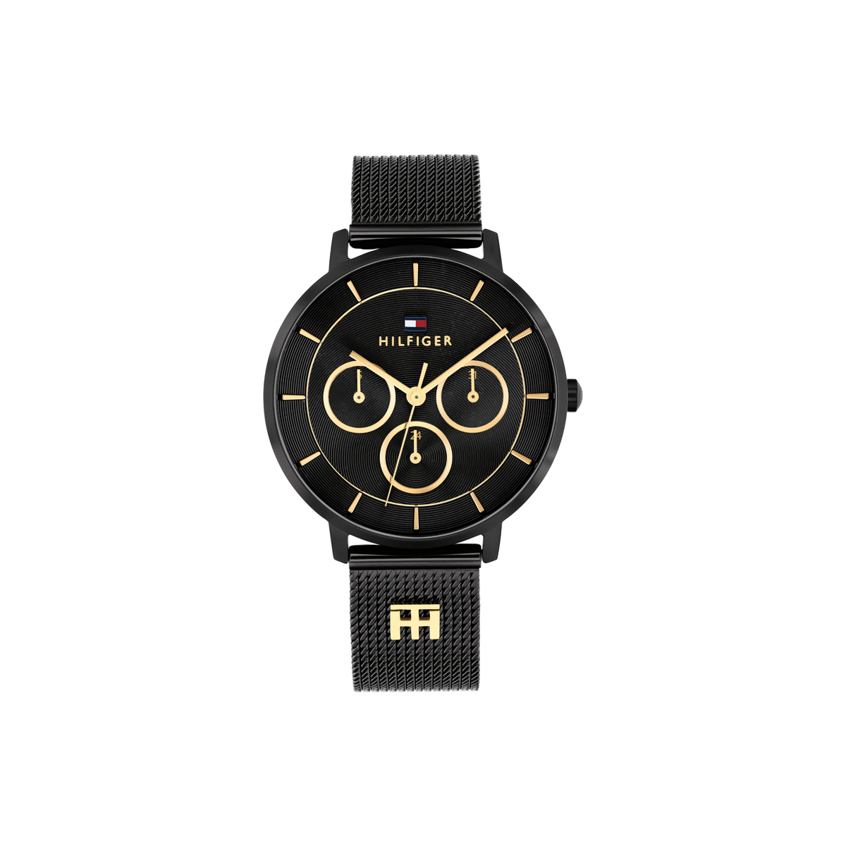 Reloj Análogo Tea Mesh Casual Negro de Mujer