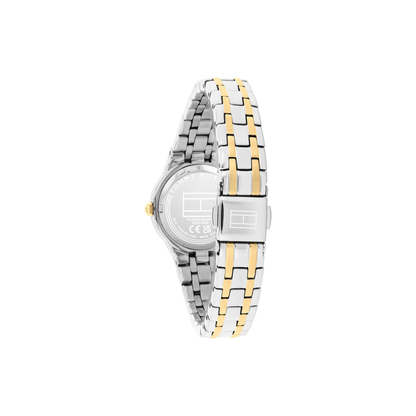 Reloj Análogo Mackenzie Casual Plateado Doble Tono de Mujer