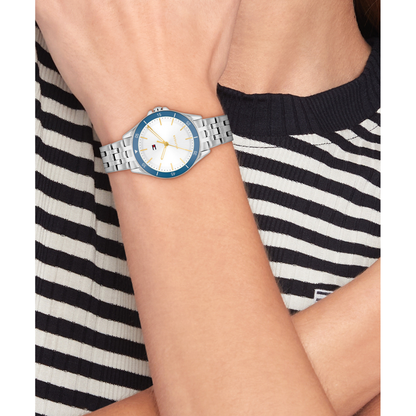 Reloj Análogo Jade Casual Plateado de Mujer