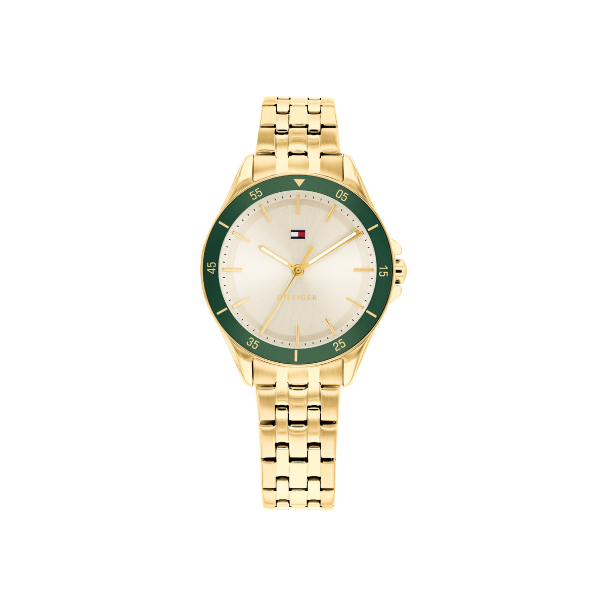 Reloj Análogo Tommy Hilfiger Karina Cuarzo Azul y Plateado de Mujer